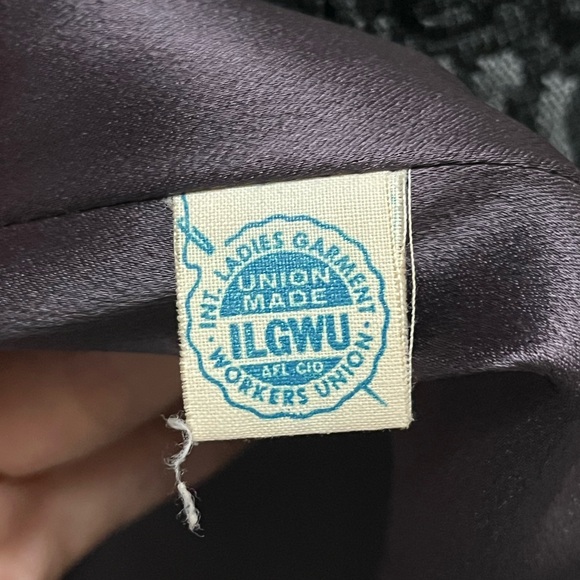 COPY - VTG Golet Brocade Womens Coat Classic Fit Natural Mink Collar - Picture 14 of 14